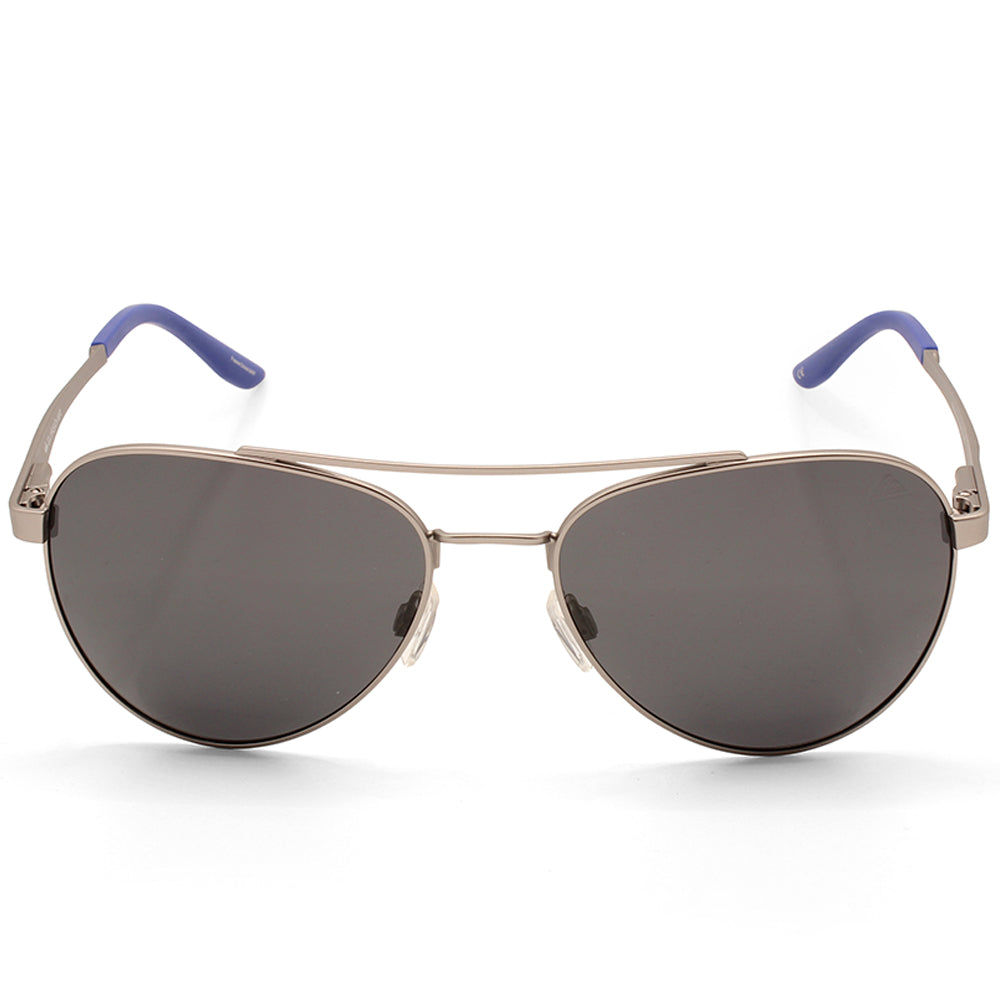 Quiksilver Silver/Grey Men's Aviator Style Polarised Sunglasses
