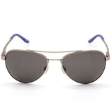 Quiksilver Silver/Grey Men's Aviator Style Polarised Sunglasses