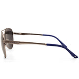 Quiksilver Silver/Grey Men's Aviator Style Polarised Sunglasses