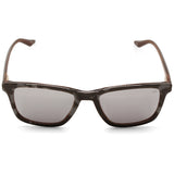 Quiksilver Shiny Grey Marble/Silver Mirror Polarised Men's Sunglasses