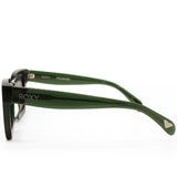 Roxy Shiny Green/Grey Polarised Women's Fashion Sunglasses