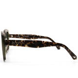 Roxy Shiny Transparent Green/Grey Polarised Women's Sunglasses