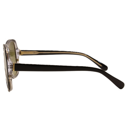 Serengeti Hayworth Shiny Black on Clear/555nm Photochromatic Women's Sunglasses