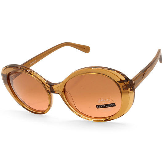 Serengeti Bacall Shiny Crystal Brown/Mineral Drivers Gradient Women's Sunglasses