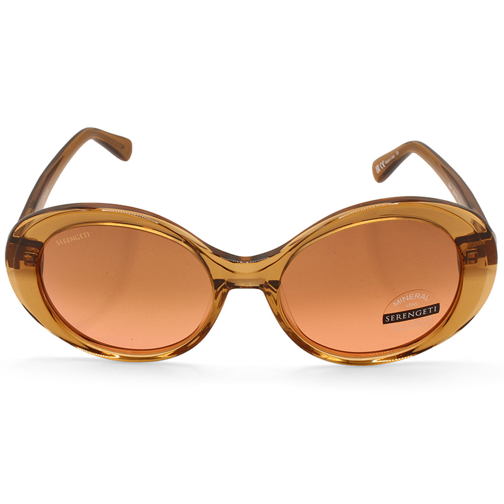 Serengeti Bacall Shiny Crystal Brown/Mineral Drivers Gradient Women's Sunglasses