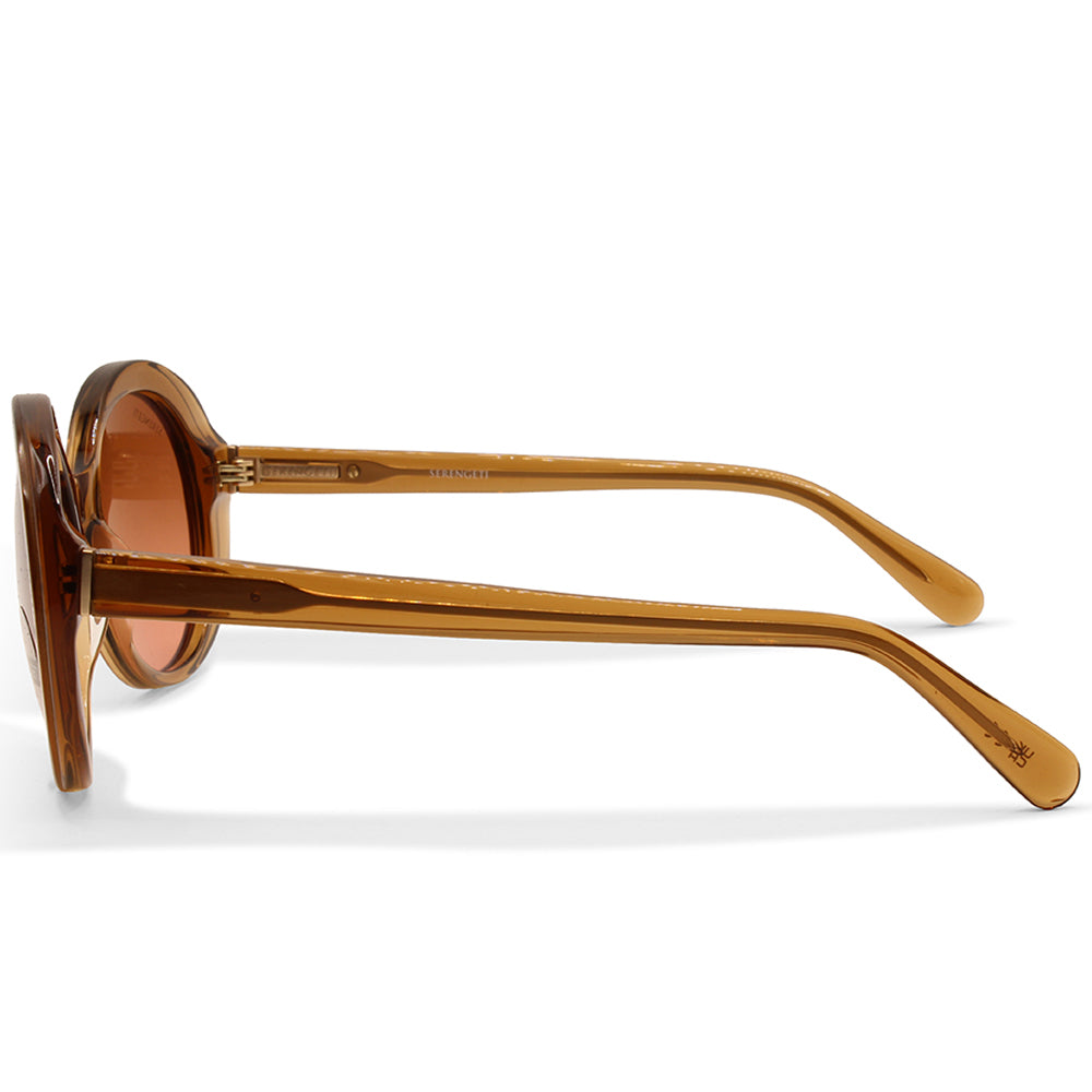 Serengeti Bacall Shiny Crystal Brown/Mineral Drivers Gradient Women's Sunglasses