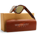 Serengeti Chandler Shiny Tortoise/Saturn Polarised 555nm Unisex Sunglasses