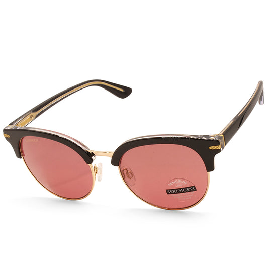 Serengeti Susan Shiny Black/Mineral Polarised Sedona Women's Sunglasses