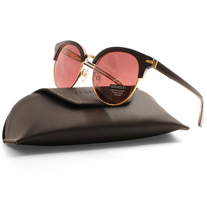 Serengeti Susan Shiny Black/Mineral Polarised Sedona Women's Sunglasses