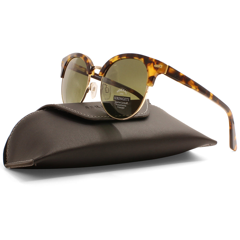 Serengeti Susan Shiny Tortoise Havana/Mineral Polarised 555nm Women's Sunglasses