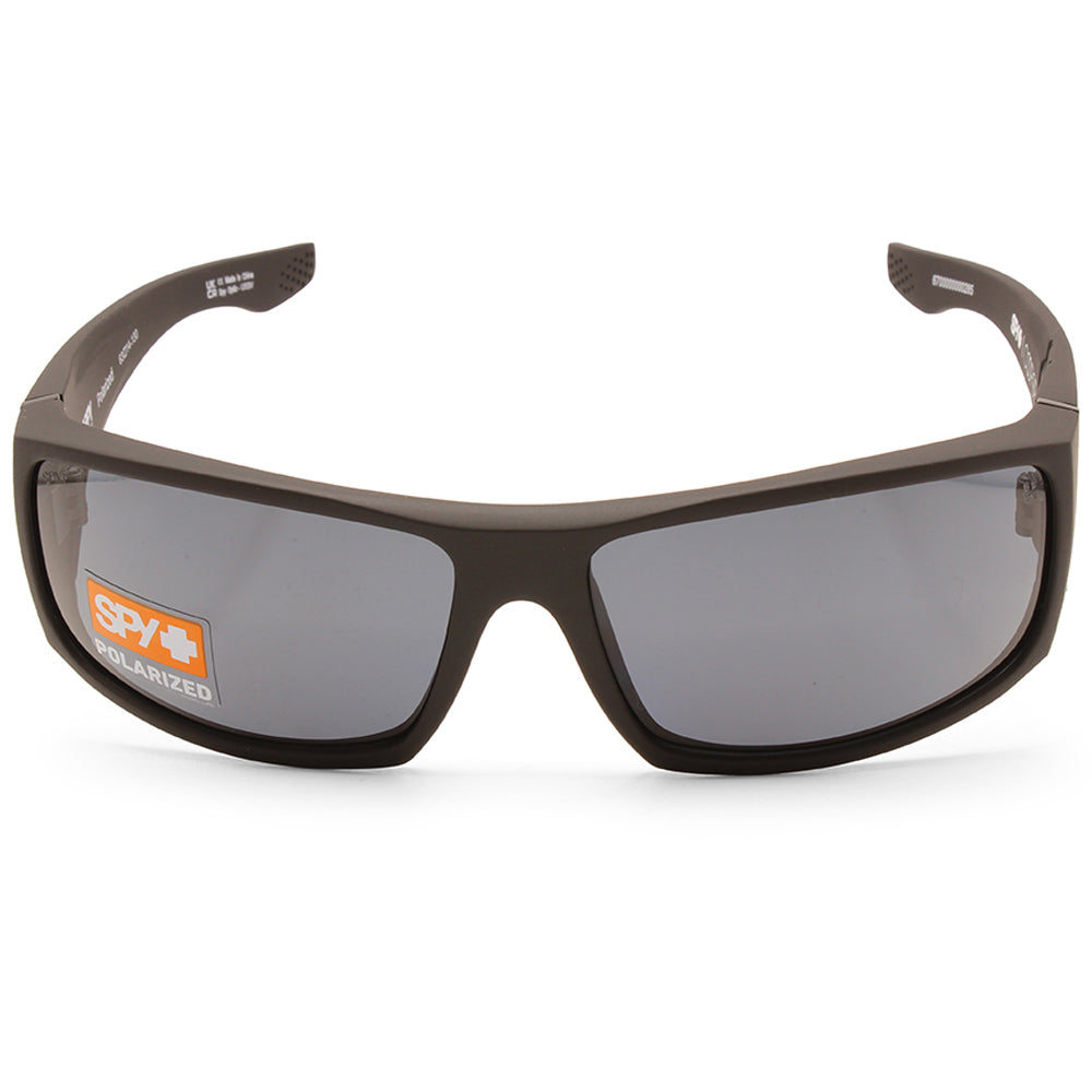 Spy Cooper XL Matte Black/Happy Grey Green Polarised Men's Sunglasses