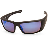 Spy Dirk Matte Black/Happy Bronze Polarised Blue Mirror Men's Sunglasses