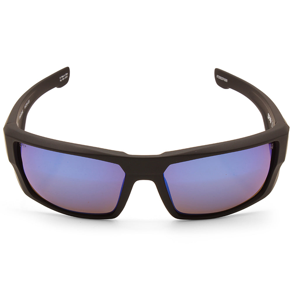 Spy Dirk Matte Black/Happy Bronze Polarised Blue Mirror Men's Sunglasses