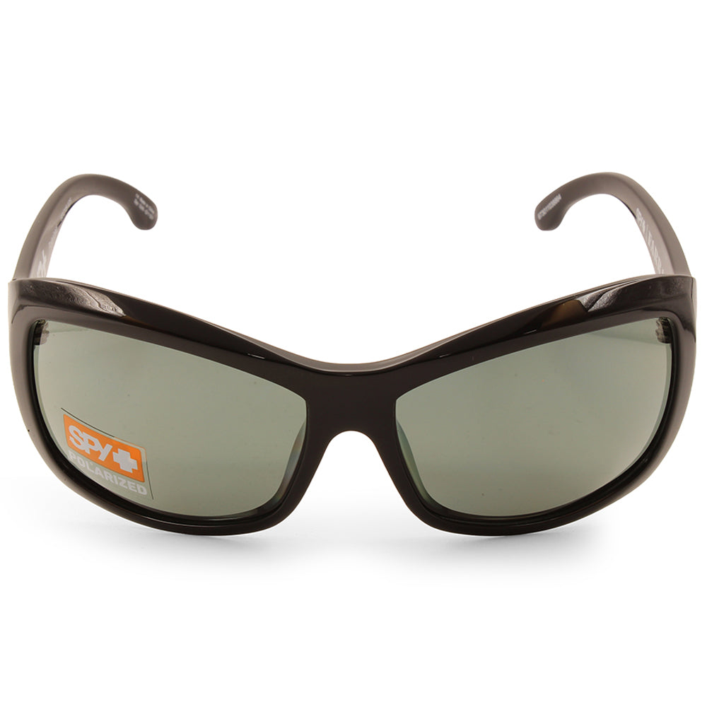 Spy Farrah Shiny Black/Happy Grey Green Polarised Women's Sunglasses