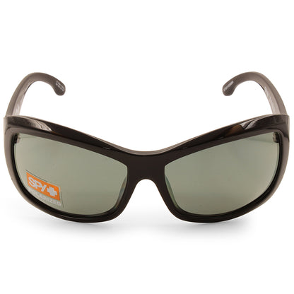 Spy Farrah Shiny Black/Happy Grey Green Polarised Women's Sunglasses