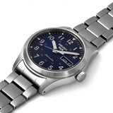 Seiko Sports Silver/Blue Dial Men's 100m Automatic Analog Watch SRPG29K1
