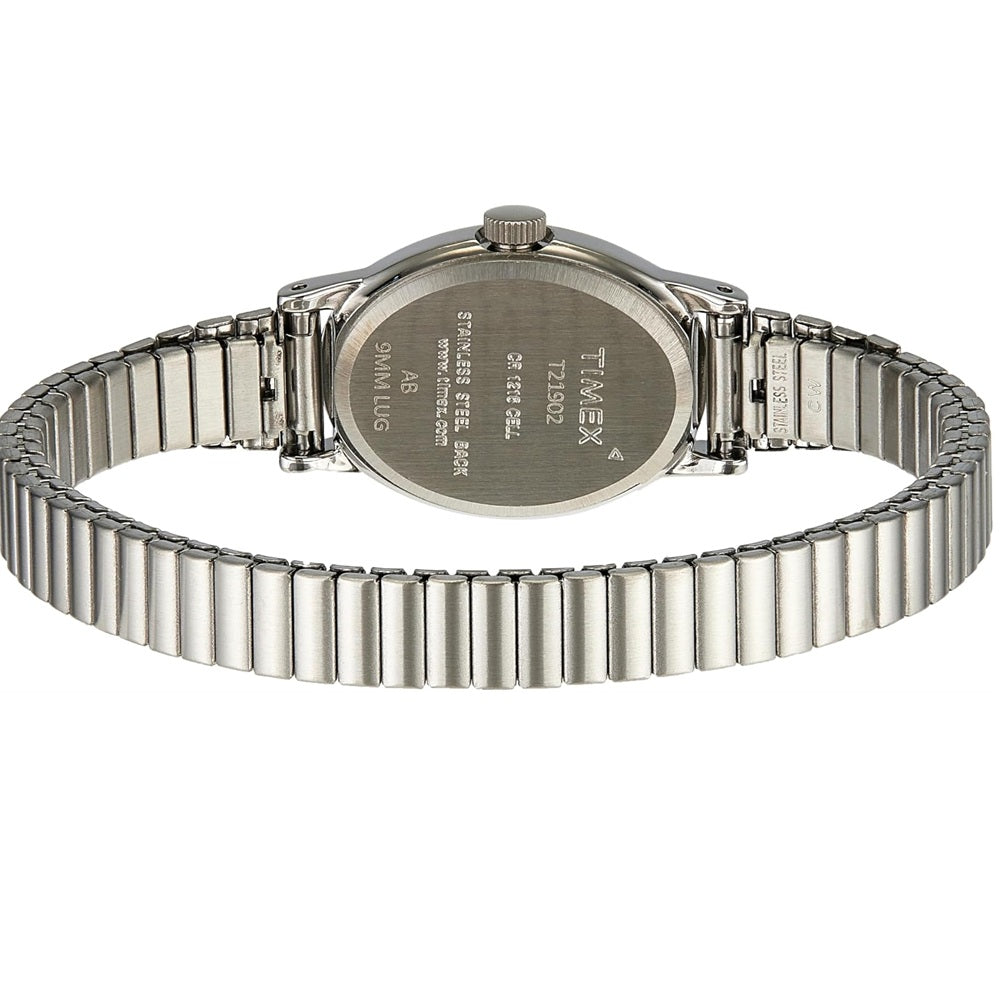 Timex Cavatina Silver Tone/Pearl Women's Analog Watch T21902