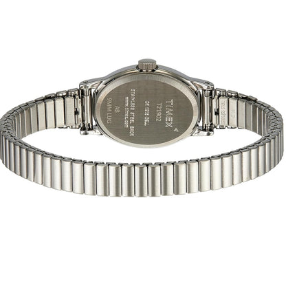 Timex Cavatina Silver Tone/Pearl Women's Analog Watch T21902