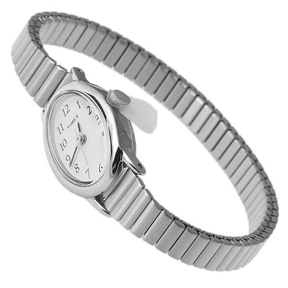 Timex Cavatina Silver Tone/Pearl Women's Analog Watch T21902