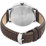 Timex Easy Reader 43mm Cream/Brown Leather Men's 50m Analog Watch T28201