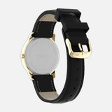 Timex Easy Reader White/Black Leather Men's 30m Analog Watch T2H291