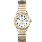 Timex Easy Reader Gold Tone/White Women's 30m Analog Watch T2H381
