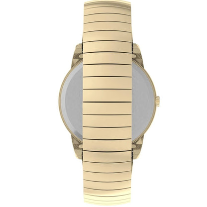 Timex Easy Reader White/Gold Men's 30m Analog Watch T2N090