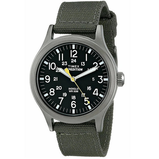 Timex Expedition Scout Black/Green Fabric Men's 50m Analog Watch T499619J