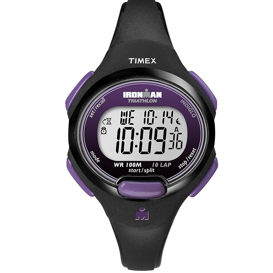 Timex Ironman Triathlon Essential Black Grey 34mm Digital Watch T5K523