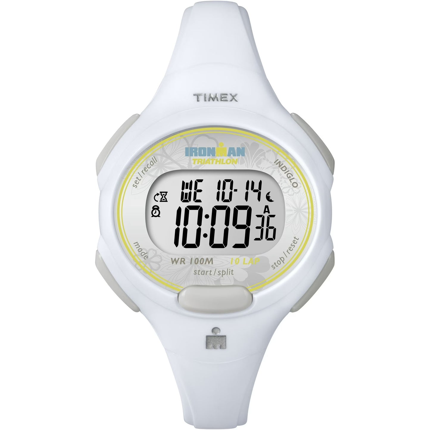 Timex Ironman Essential 10 White Women's Digital Sports Watch T5K606