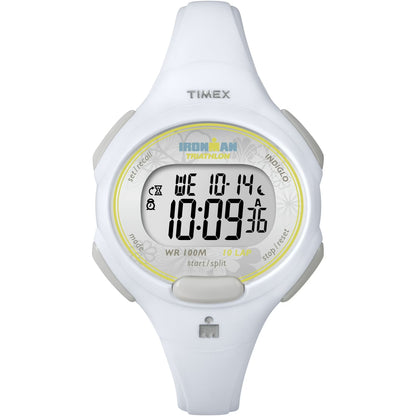 Timex Ironman Essential 10 White Women's Digital Sports Watch T5K606