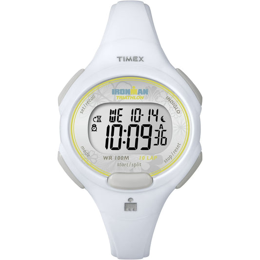 Timex Ironman Essential 10 White Women's Digital Sports Watch T5K606
