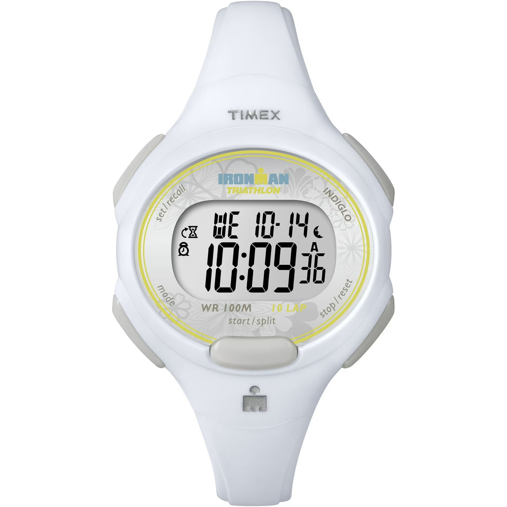 Timex Ironman Essential 10 White Women's Digital Sports Watch T5K606