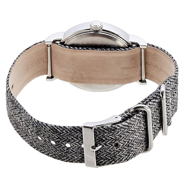 Timex Weekender Black/Grey Tweed Fabric Unisex 30m Analog Watch TW2P72000