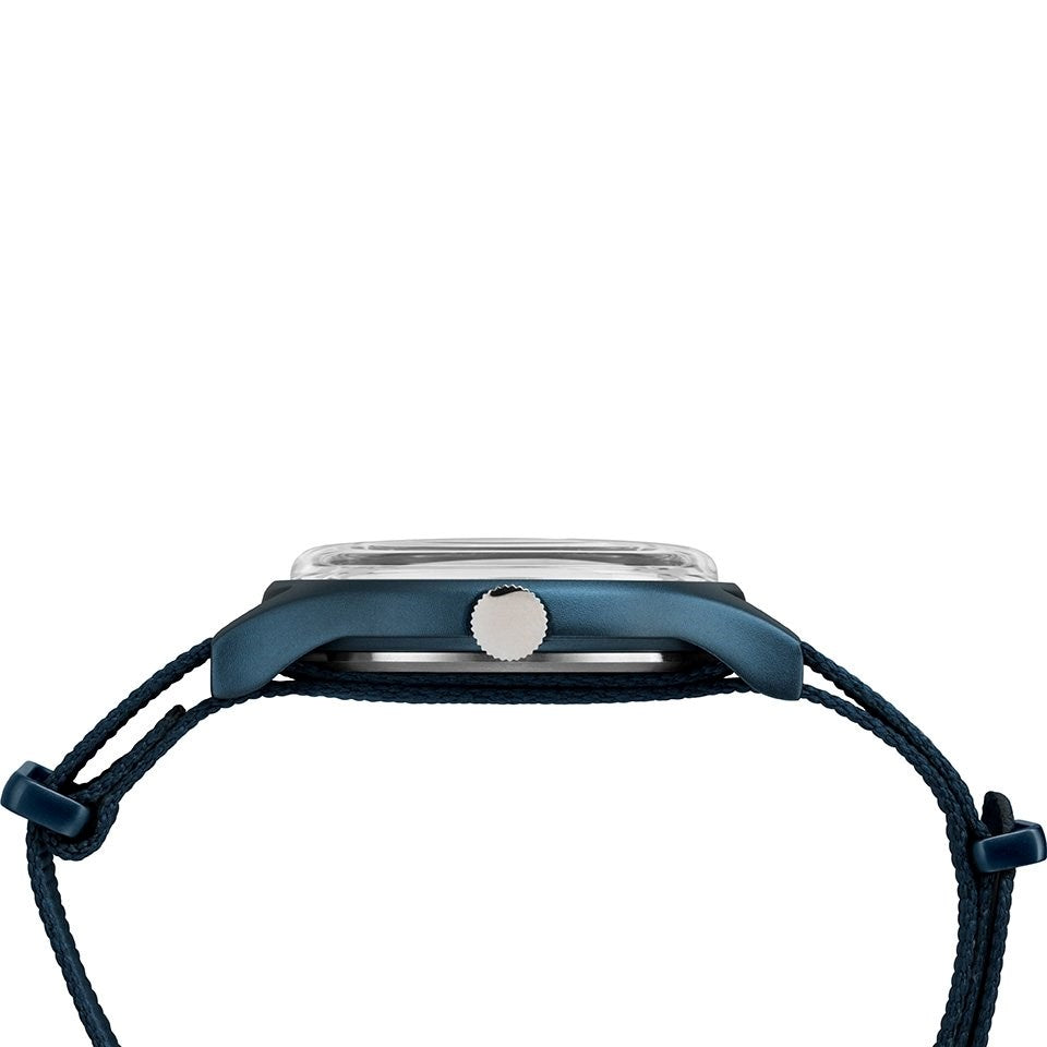 Timex MK1 Aluminium 40mm Blue Fabric Strap Men's Analog Watch TW2R37300