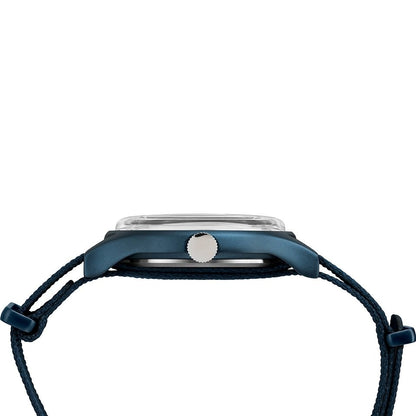 Timex MK1 Aluminium 40mm Blue Fabric Strap Men's Analog Watch TW2R37300