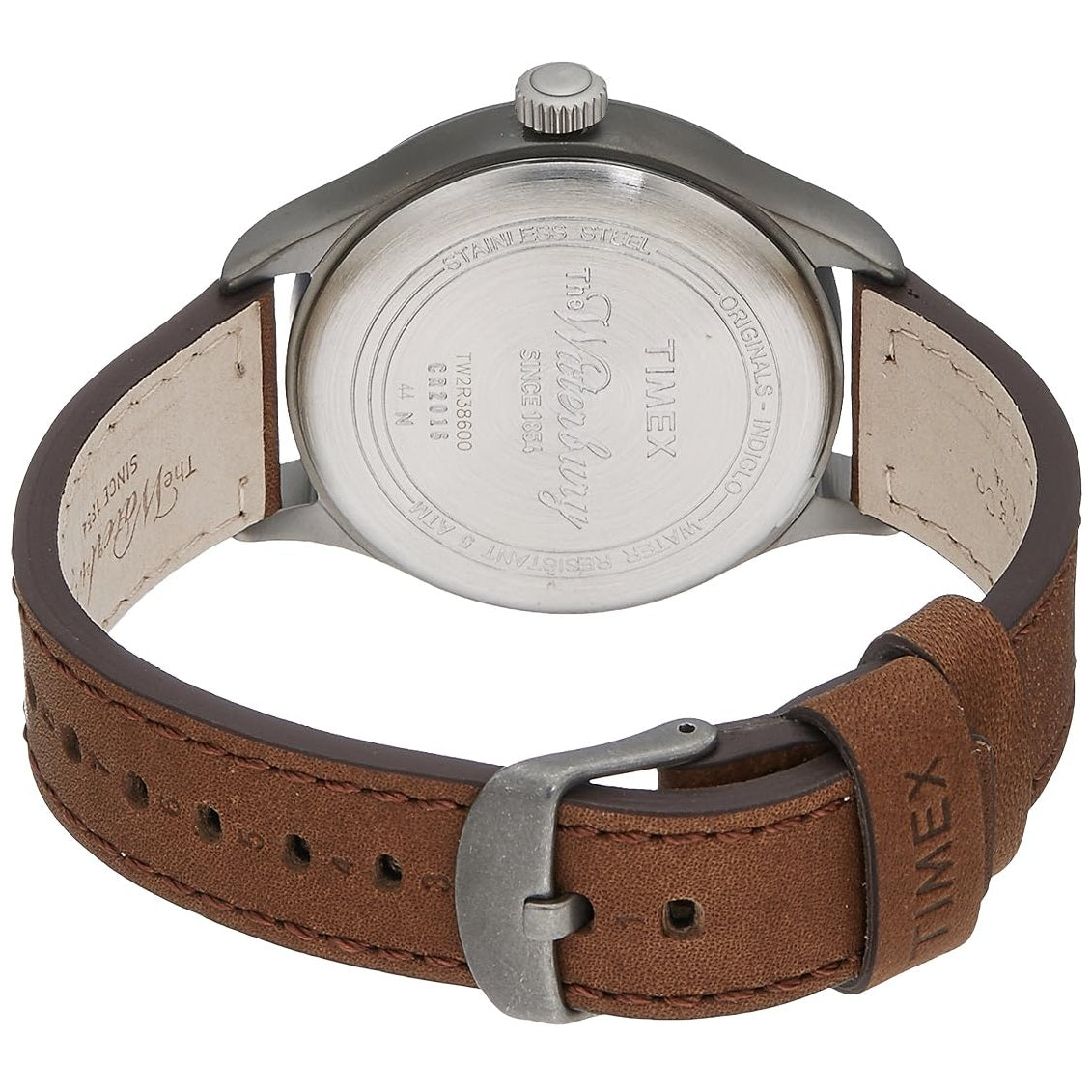 Timex Waterbury Traditional Cream/Brown Leather Men's Analog Watch TW2R38600