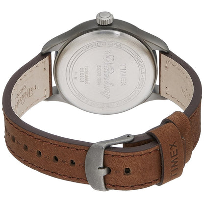 Timex Waterbury Traditional Cream/Brown Leather Men's Analog Watch TW2R38600