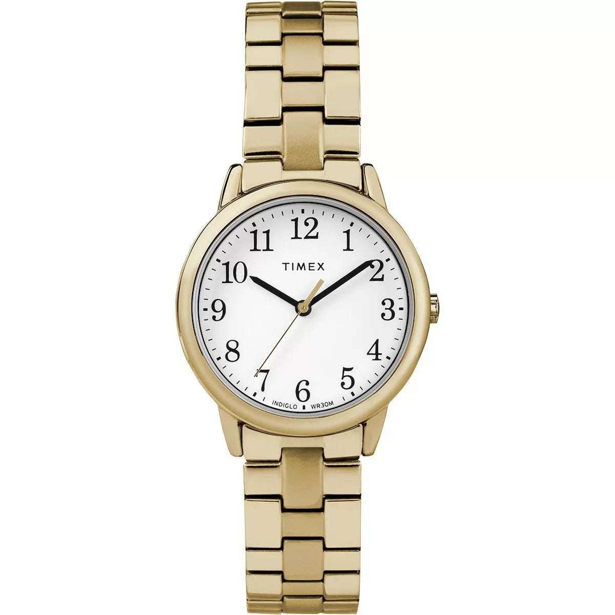 Timex Easy Reader White/Gold Expansion Band Women's Analog Watch TW2R58900
