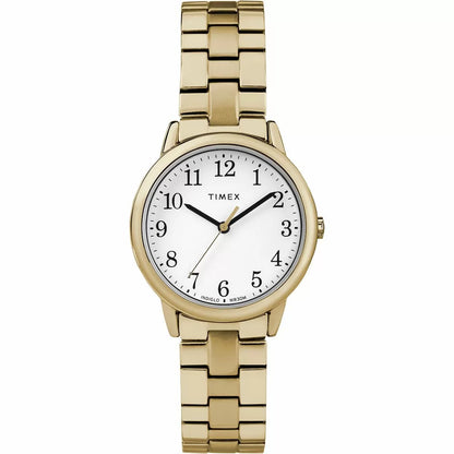 Timex Easy Reader White/Gold Expansion Band Women's Analog Watch TW2R58900