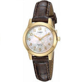 Timex Essex Ivory Pearl/Brown Women's 30m Analog Watch TW2R63600