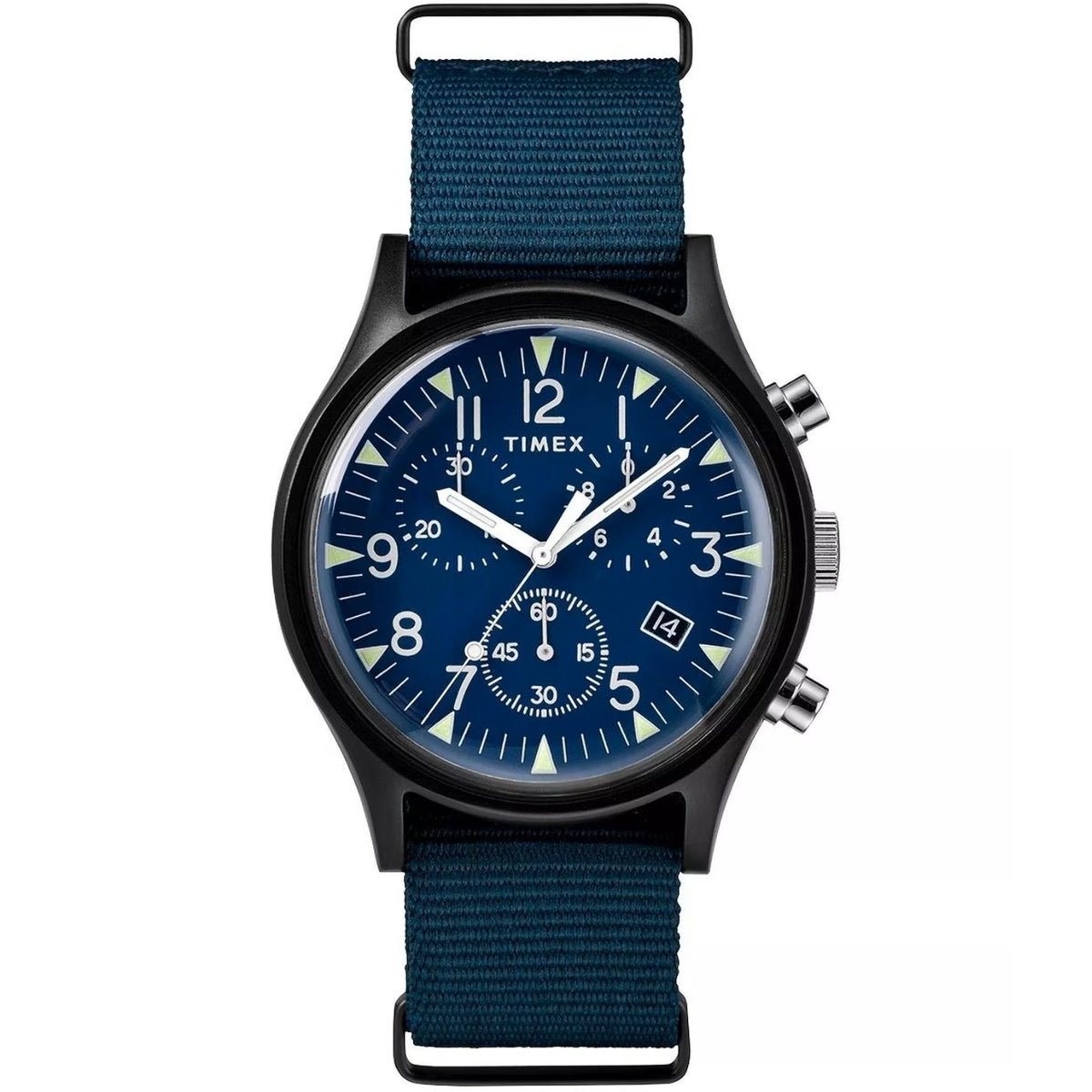 Timex MK1 Alum Chronograph Blue 40mm Men's Analog Watch TW2R67600