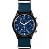 Timex MK1 Alum Chronograph Blue 40mm Men's Analog Watch TW2R67600