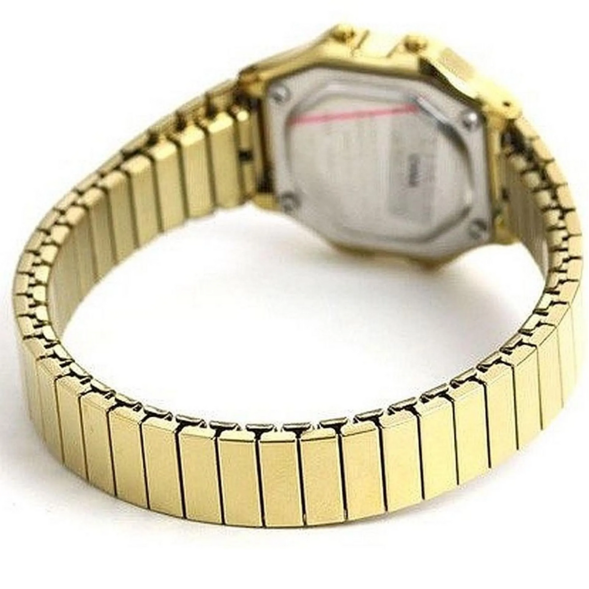 Timex T80 Gold Tone Expansion Band Women's 27mm Digital Watch TW2T48000