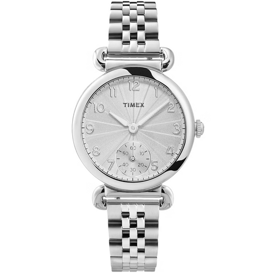 Timex Model 23 Silver Tone 33mm Women's Analog Dress Watch TW2T88800