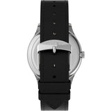 Timex Easy Reader 40mm Silver/Black Leather Men's Analog Watch TW2U22300