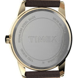 Timex Easy Reader White/Brown Leather Men's 30m Analog Watch TW2U71500
