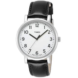 Timex Weekender 42mm White/Black Leather Unisex 50m Analog Watch TW2U84400