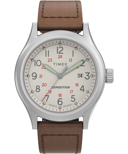 Timex Expedition North Sierra Brown Leather Men's Analog Watch TW2V07300