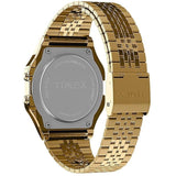 Timex T80 34mm Black/Gold Tone Bracelet Unisex Digital Watch TW2V18900